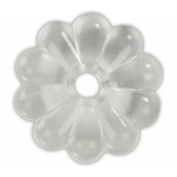 Jr Products JR PRODUCTS 20465 Plastic Rosettes Clear J45-20465